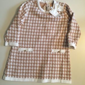 Hope & Henry Houndstooth Knit Dress